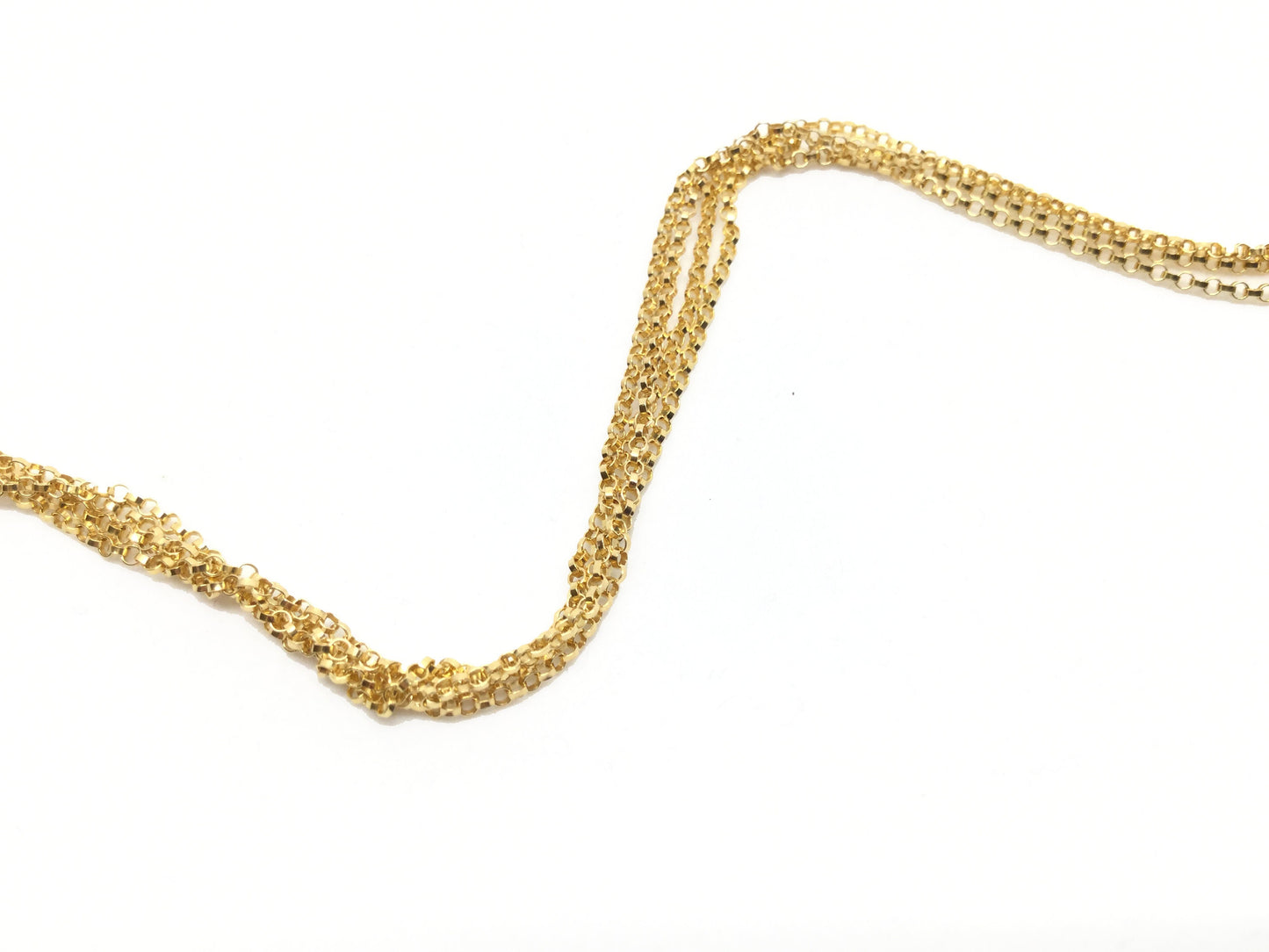 gold filled rolo chains for pendants . 18 and 20 inch lengths .