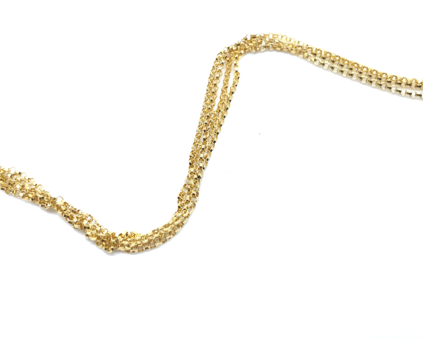 gold filled rolo chains for pendants . 18 and 20 inch lengths .